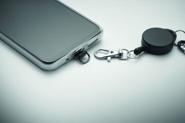 Logo trade meened foto: Sissetõmmatav telefonihoidik RETRO