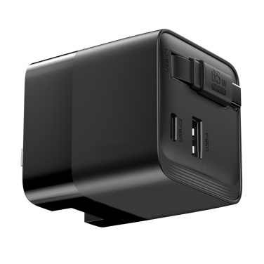 Logotrade ärikingitused pilt: Urban Vitamin Mendocino 65W GaN laadija sissetõmmatava kaabliga