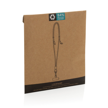 Logotrade firmakingid pilt: LoopAmp RCS RPET reguleeritav telefoni kaelapael 60W kaabliga