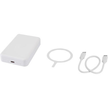 Logotrade firmakingi foto: Acrab 10 000 mAh 15W magnetiline juhtmevaba varupank 20W PD-ga - valmistatud taaskasutatud plastist