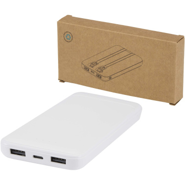 Logotrade reklaamtooted pilt: Adhil 10 000 mAh 10W akupank kahe sisseehitatud kaabliga