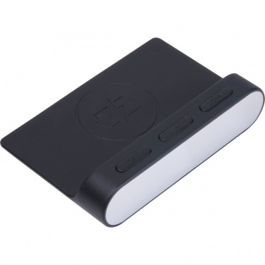 Logo trade reklaamkingi pilt: Äratuskell ja juhtmevaba laadija ADELAIDE