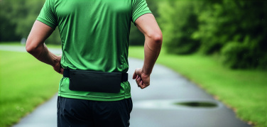 Logotrade reklaamkingi foto: MODERATE vöökott 600D RPET-ist