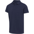 Graphite 180 g/m² lühikeste varrukatega unisex orgaaniline polosärk, Merevägi