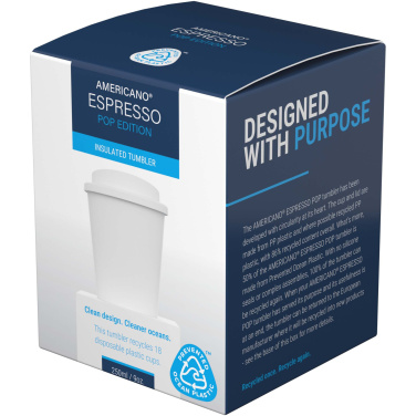 Logotrade firmakingi foto: Americano® Espresso POP 250 ml klaas pritsmekindla kaanega