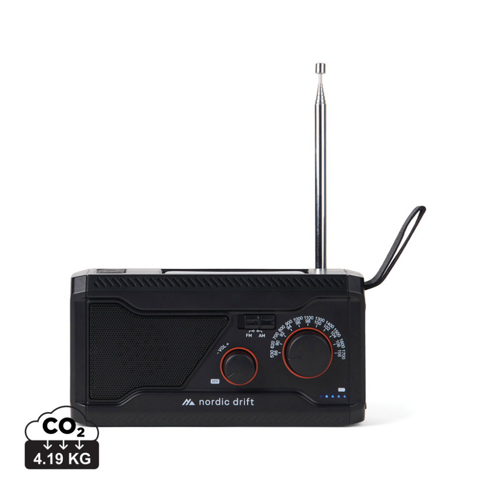 Logo trade firmakingi pilt: Nordic Drift Titan IPX4 multifunktsionaalne raadio 4000mah