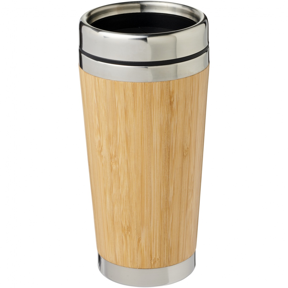 Logo trade mainoslahjat tuotekuva: Bambupintainen Bambus-juomamuki, 450 ml