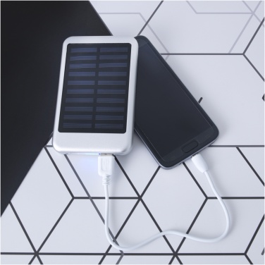 Logo trade liikelahjat tuotekuva: Bask-aurinkokennovaravirtalähde, 4000 mAh