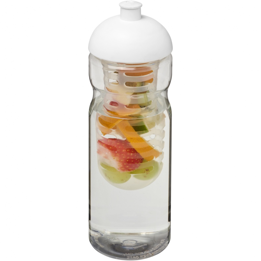 Logo trade liikelahjat tuotekuva: H2O Active® Base 650 ml kupukantinen urheilujuomapullo & uuttaja