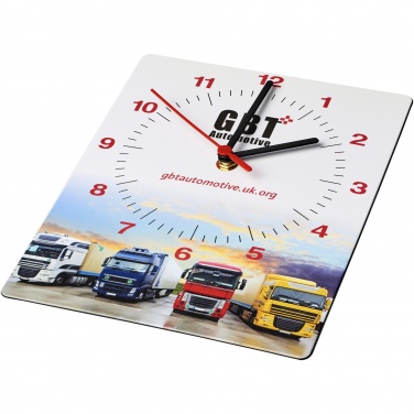 Logotrade mainoslahjat ja liikelahjat tuotekuva: Brite-Clock®-seinäkello, suorakulmainen