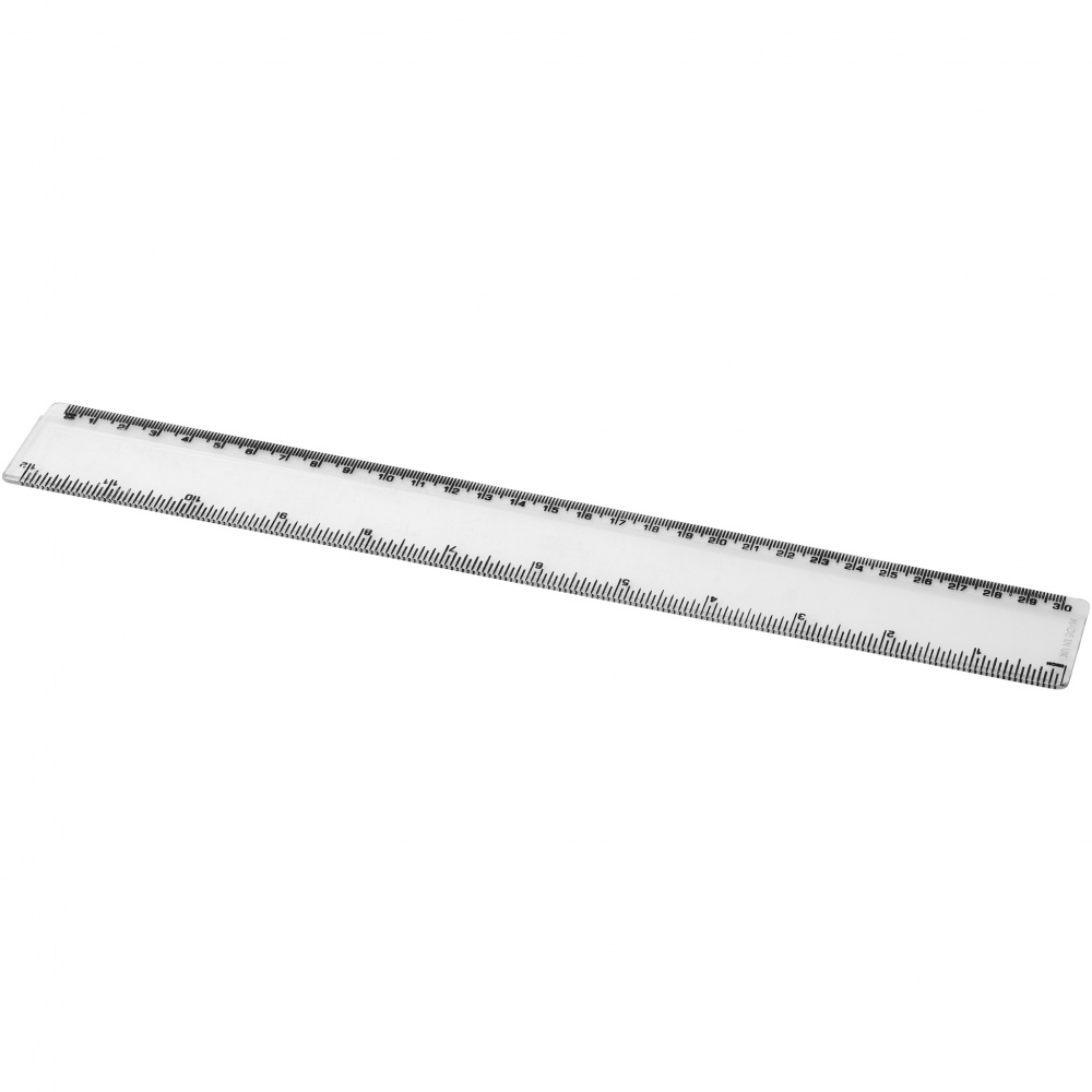 Logotrade liikelahjat kuva: Renzo-viivain, 30 cm, muovinen