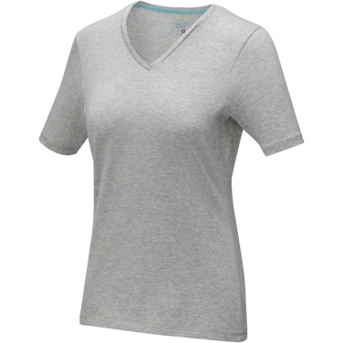 Logotrade liikelahjat kuva: Kawartha short sleeve women's organic V-neck t-shirt
