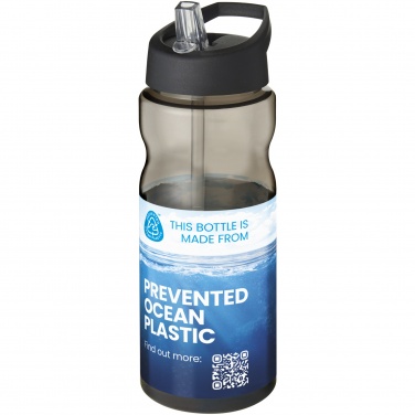 Logotrade mainoslahja tuotekuva: H2O Active® Eco Base 650 ml -urheilujuomapullo kaatonokkakannella