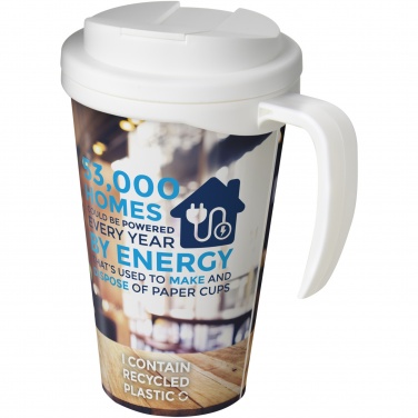 Logo trade mainoslahja kuva: Brite-Americano® Grande 350 ml muki, läikyttämätön kansi