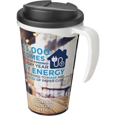 Logo trade liikelahja kuva: Brite-Americano® Grande 350 ml muki, läikyttämätön kansi