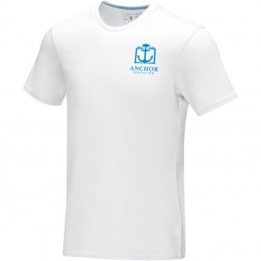 Logo trade mainoslahjat tuotekuva: Azurite short sleeve men’s organic t-shirt