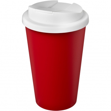 Logotrade liikelahja tuotekuva: Americano® Eco 350 ml kierrätysmuki läikkymättömällä kannella