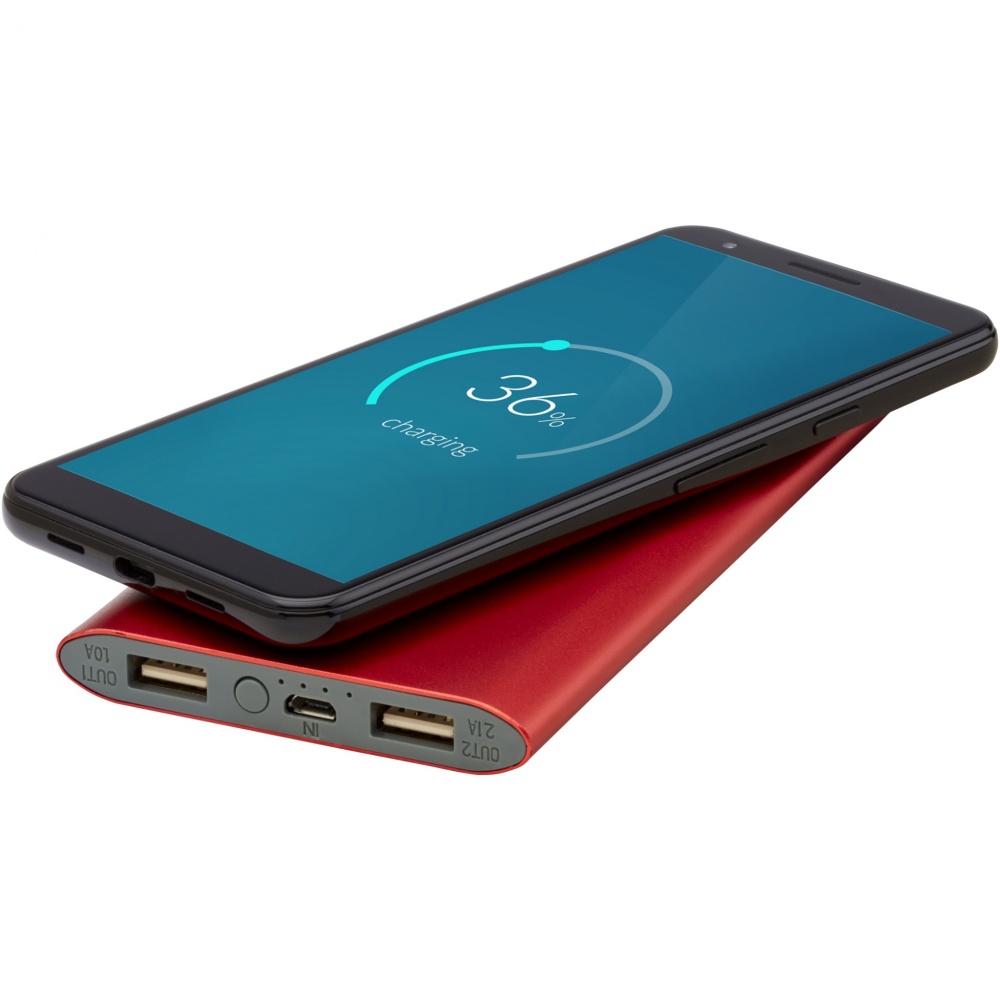 Logo trade liikelahja kuva: Juice 8000 mAh:n langaton varavirtalähde