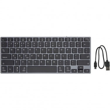 Logo trade mainostuote kuva: Hybrid Bluetooth-tehonäppäimistö – QWERTY