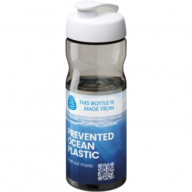 Logo trade liikelahja kuva: H2O Active® Eco Base 650 ml:n urheilujuomapullo läppäkannella
