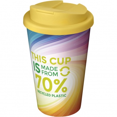 Logo trade mainoslahjat ja liikelahjat kuva: Brite-Americano® Eco 350 ml:n läikyttämätön eristetty kahvimuki
