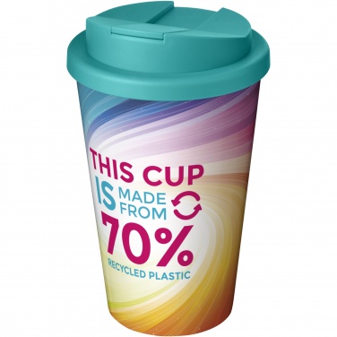 Logotrade liikelahjat kuva: Brite-Americano® Eco 350 ml:n läikyttämätön eristetty kahvimuki