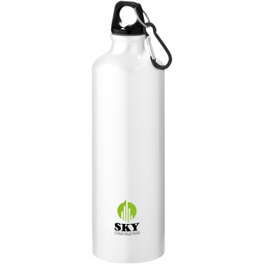 Logo trade mainoslahjat ja liikelahjat kuva: Oregon 770 ml:n RCS-sertifioitu kierrätetty alumiininen vesipullo karabiinikoukulla