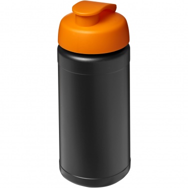 Logo trade mainostuotet tuotekuva: Baseline 500 ml:n kierrätetystä materiaalista valmistettu juomapullo