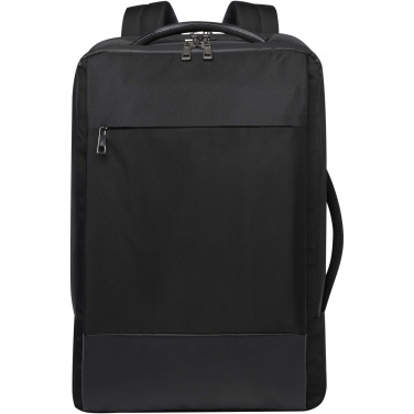 Logotrade mainoslahjat ja liikelahjat tuotekuva: Expedition Pro 17 tuuman GRS-kierrätetystä materiaalista valmistettu laajennettava reppu kannettavalle, 35 l
