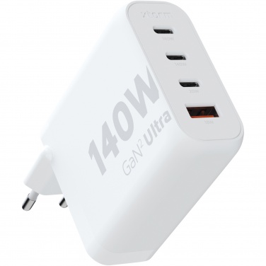 Logo trade mainoslahja ja liikelahja tuotekuva: Xtorm XEC140 GaN²Ultra 140 W -seinälaturi