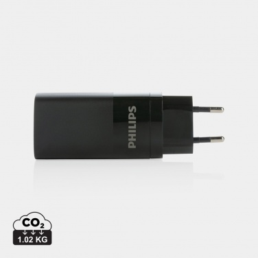 Logo trade liikelahja kuva: Philips 65 W erittäin nopea PD 3-porttinen USB-laturi