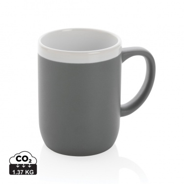 Logo trade liikelahjat tuotekuva: Keraaminen muki valkoisella reunuksella 300ml