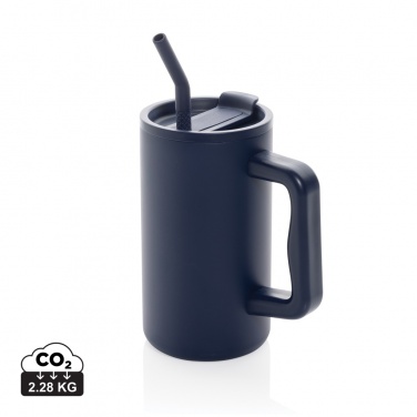 Logotrade mainoslahja ja liikelahja kuva: Cube RCS -sertifioitu muki kierrätetystä teräksestä 800ml