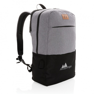 Logotrade mainoslahja ja liikelahja kuva: Moderni PVC-vapaa 15,6"" USB & RFID -laptopreppu