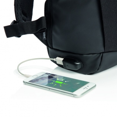 Logotrade mainoslahjat ja liikelahjat tuotekuva: Madrid – USB-laptopreppu, RFID-suojaus - PVC vapaa