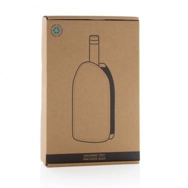 Logo trade liikelahjat mainoslahjat kuva: Vino AWARE™ RPET -viininjäähdyttimen suojus