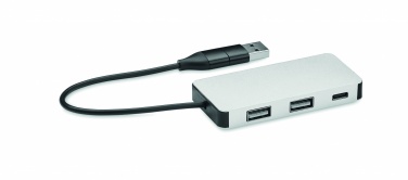 Logo trade mainoslahjat ja liikelahjat kuva: 3 portin USB-keskitin