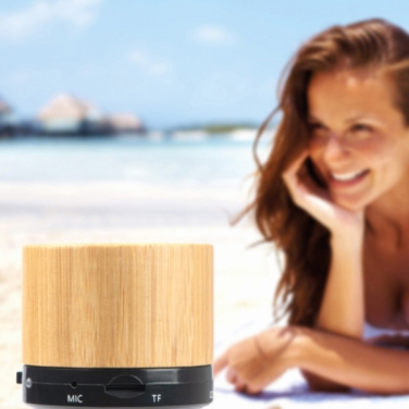 Logotrade liikelahjat mainoslahjat tuotekuva: Bambu Bluetooth-kaiutin FLEEDWOOD