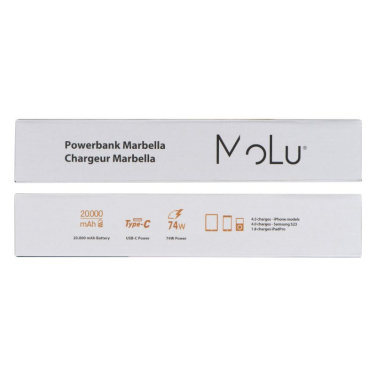 Logotrade mainoslahja ja liikelahja kuva: Virtapankki 20 000 mAh MARABELLA MoLu