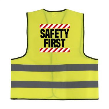 Logo trade liikelahjat mainoslahjat kuva: SafetyFirst turvaliivi
