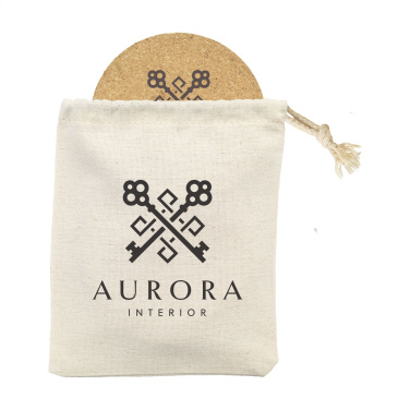 Logo trade mainoslahjat ja liikelahjat kuva: Cork Coaster Set