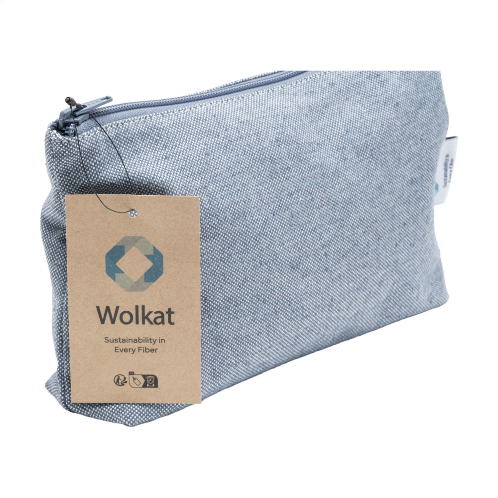 Logotrade mainoslahja ja liikelahja kuva: Wolkat Safi kierrätystekstiilikosmetiikkalaukku