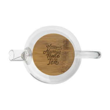Logo trade liikelahja kuva: Teatime Lasinen teekannu