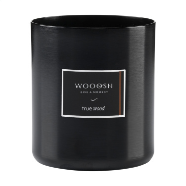 Logo trade mainoslahjat ja liikelahjat kuva: Wooosh Tuoksukynttilä True Wood X-Mas