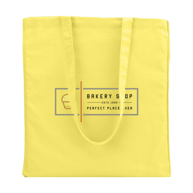Logotrade liikelahjat mainoslahjat tuotekuva: Värillinen Square Bag (160 g/m²) puuvillakassi