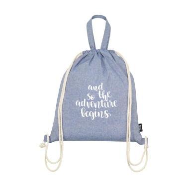 Logo trade liikelahjat mainoslahjat kuva: GRS Recycled Cotton PromoBag Plus (180 g/m²) reppu