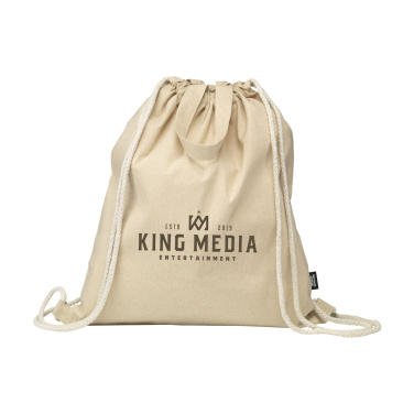 Logotrade mainostuotet kuva: GRS Recycled Cotton PromoBag Plus (180 g/m²) reppu