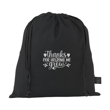 Logotrade liikelahja mainoslahja kuva: Lahjapussi GRS kierrätettyä puuvillaa (150 g/m²) M