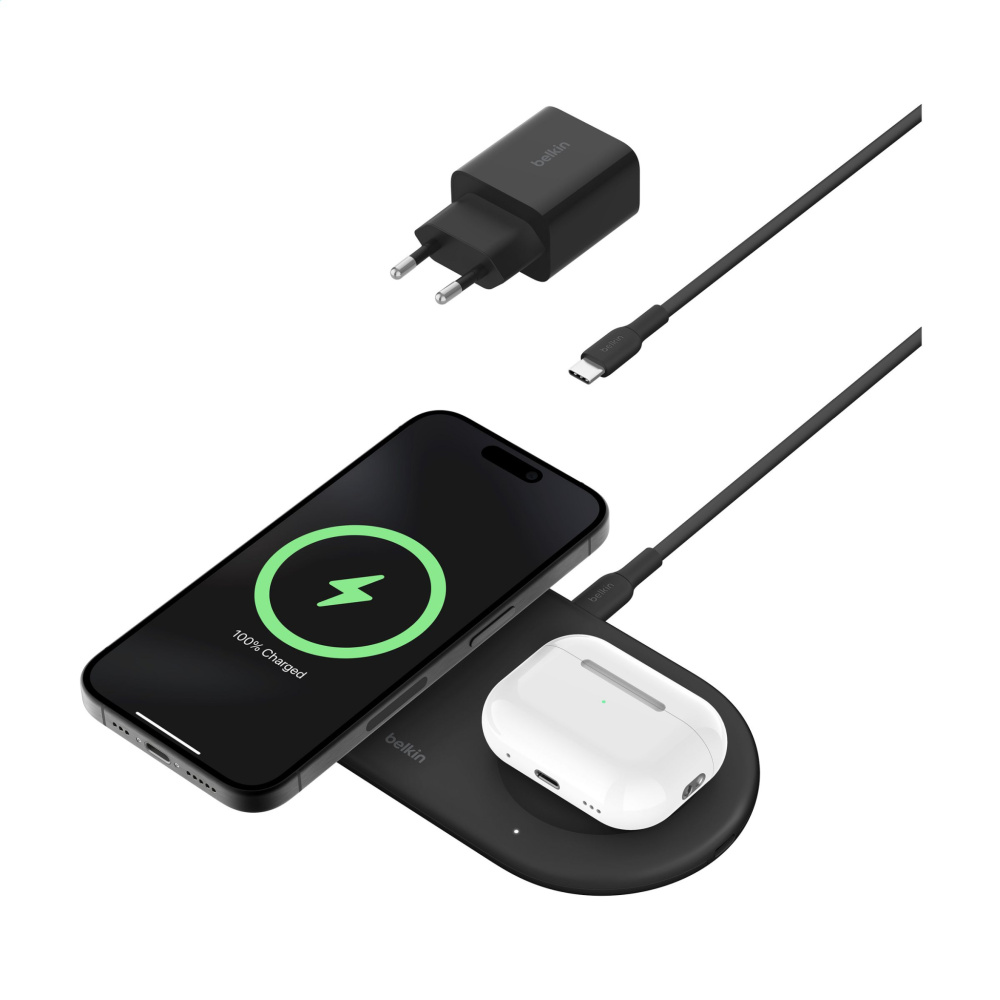 Logotrade mainoslahja tuotekuva: Belkin BoostCharge Pro 2-in-1 -tyyny