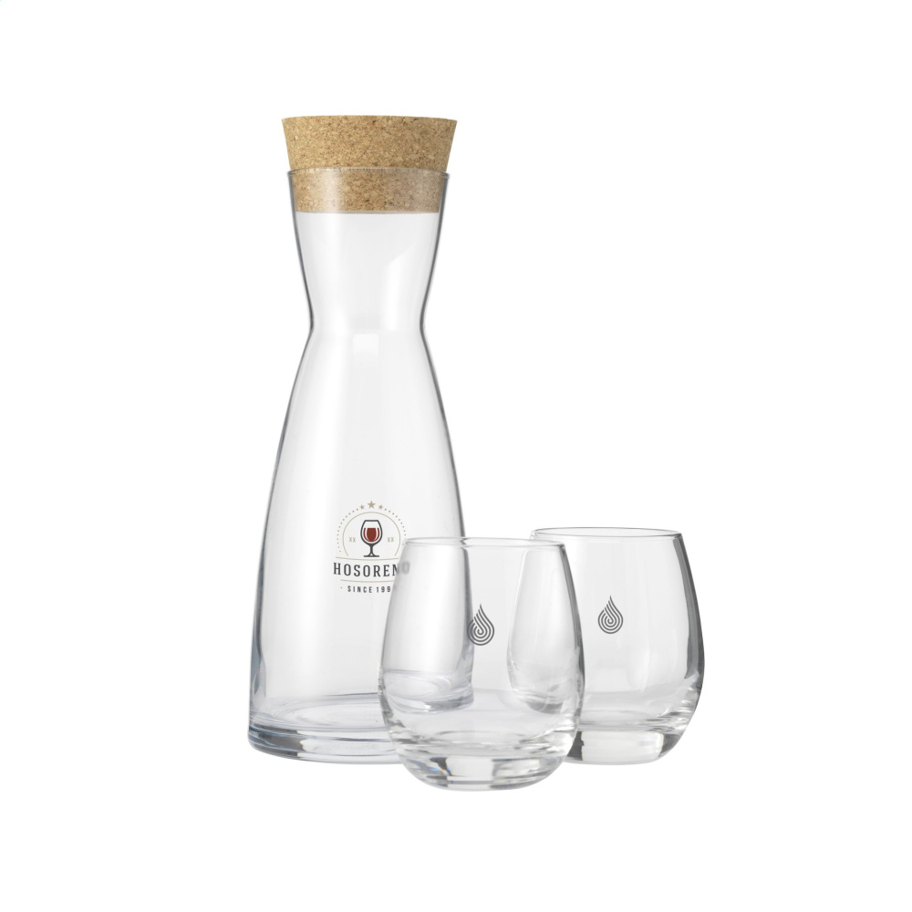 Logo trade mainostuotet tuotekuva: Ypsilon Carafe 1 L korkkikorkilla